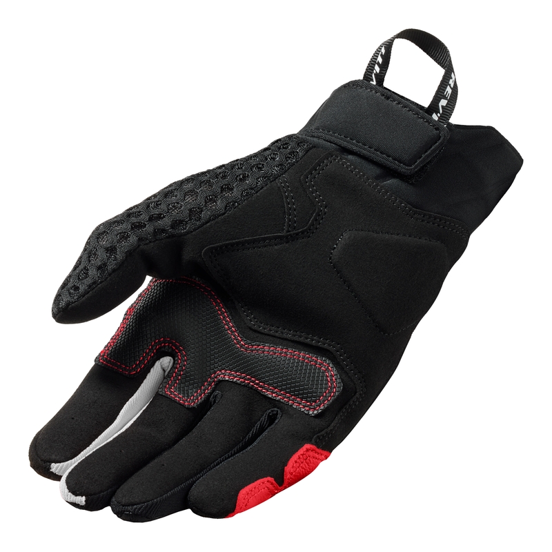 Gants de moto Revit Veloz noir-rouge