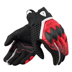Gants de moto Revit Veloz noir-rouge