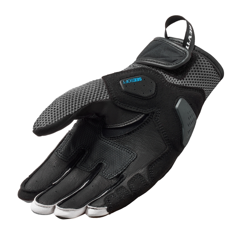 Gants de moto Revit Ritmo noir-gris