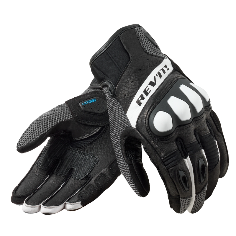 Gants de moto Revit Ritmo noir-gris