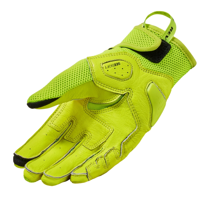 Gants moto Revit Ritmo jaune fluo