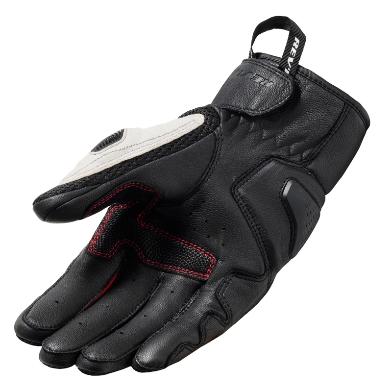 Gants moto Revit Dirt 4 noir et rouge