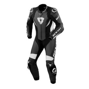 Combinaison de moto Revit Control noire et blanche