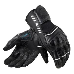 Gants de moto Revit Xena 4 noir et blanc pour femme