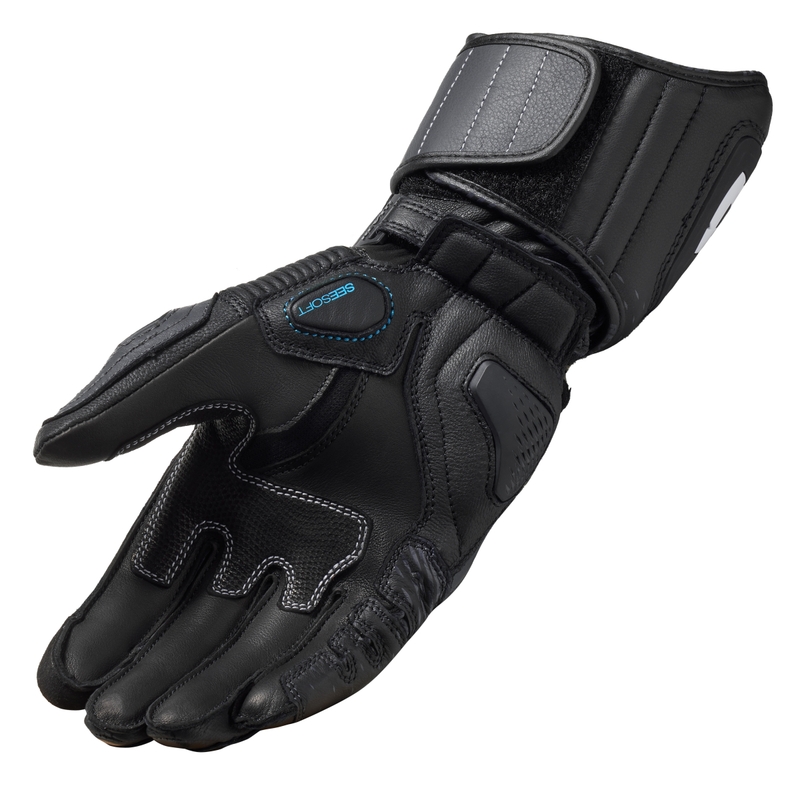 Gants de moto Revit Control noir-anthracite