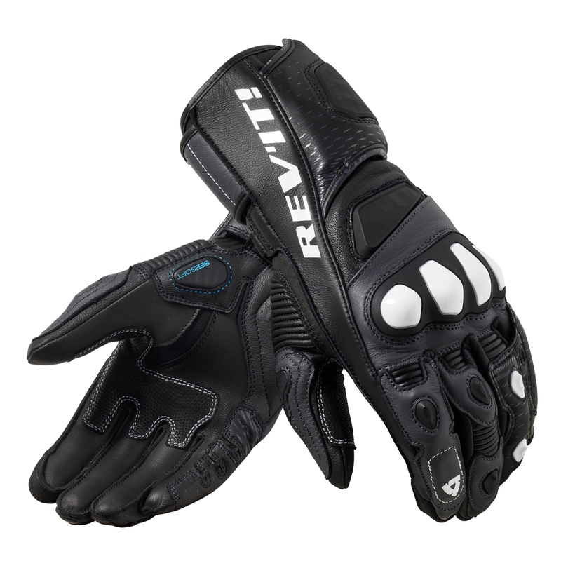 Gants de moto Revit Control noir-anthracite