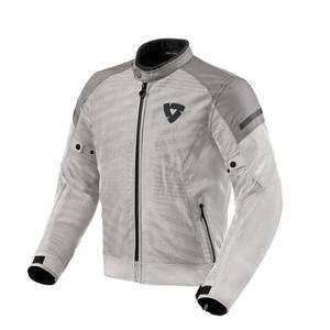 Veste moto Revit Torque 2 H2O gris argenté