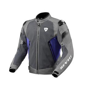 Veste moto Revit Control Air H2O gris-bleu