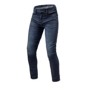 Jean moto raccourci Revit Carlin SK bleu foncé