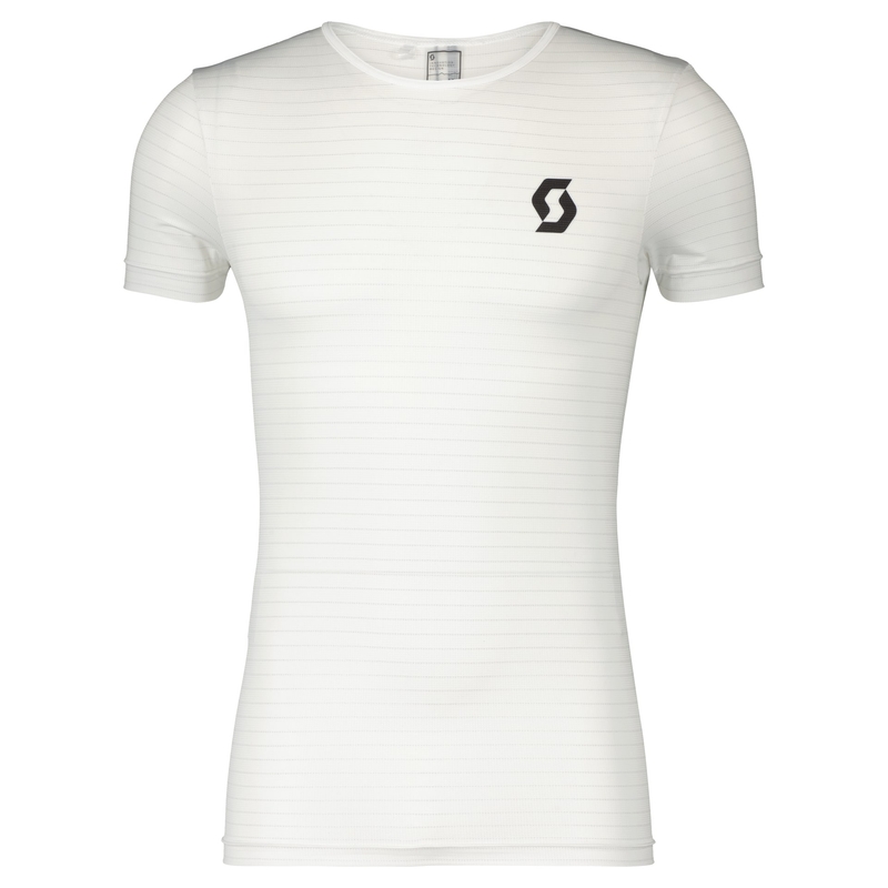 T-shirt thermique Scott UNDERWEAR CARBON blanc-noir