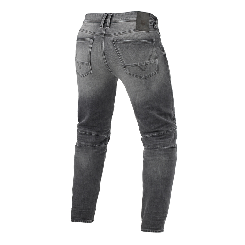 Jean moto raccourci Revit Moto 2 TF gris