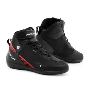 Bottes de moto Revit G-Force 2 H2O noir-rouge fluo