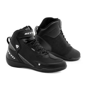 Bottes de moto Revit G-Force H2O noires et blanches pour femmes