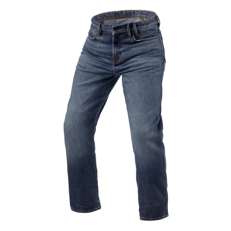 Jean moto raccourci Revit Lombard 3 RF bleu