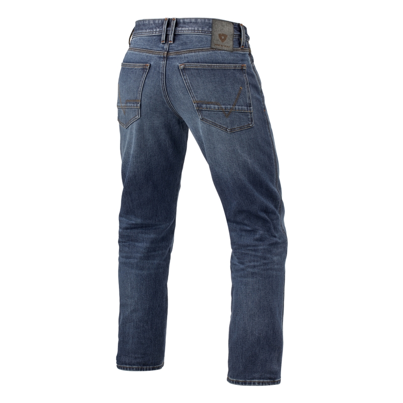 Jean moto raccourci Revit Lombard 3 RF bleu