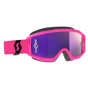 Lunettes de motocross Scott PRIMAL CHROME rose-noir-violet