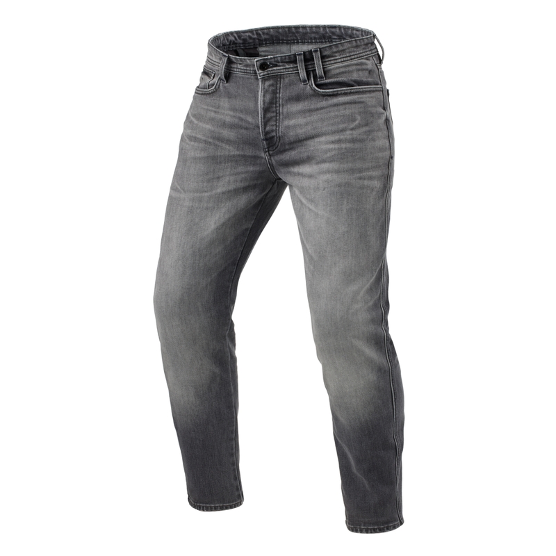 Revit Ortes TF Medium Grey Extended Motorcycle Jeans