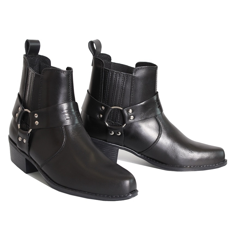 SET : Bottes de cheval RSA KW + ceinture en cuir RSA Classic + veste en cuir RSA Crooked