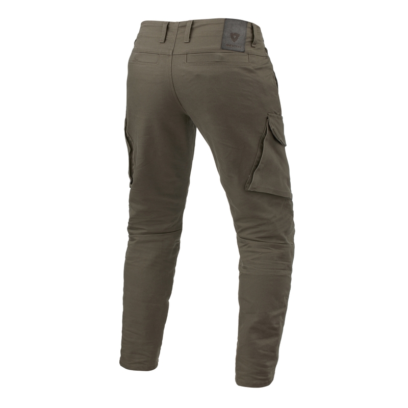 Jeans moto cropped Revit Cargo TF kaki