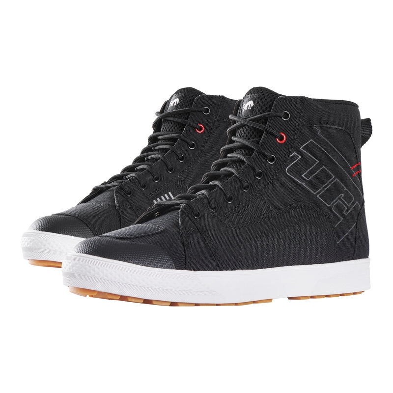 Bottes moto Furygan STOCKTON AIR D3O noir-rouge