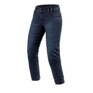 Jeans moto Revit Violet BF Washed Blue and Black pour femmes
