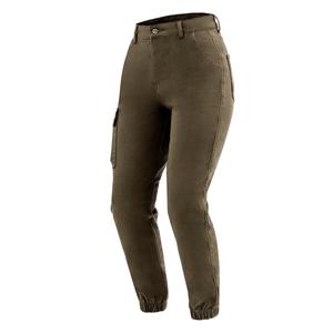 Jeans moto Ozone Jane JF Green pour femme