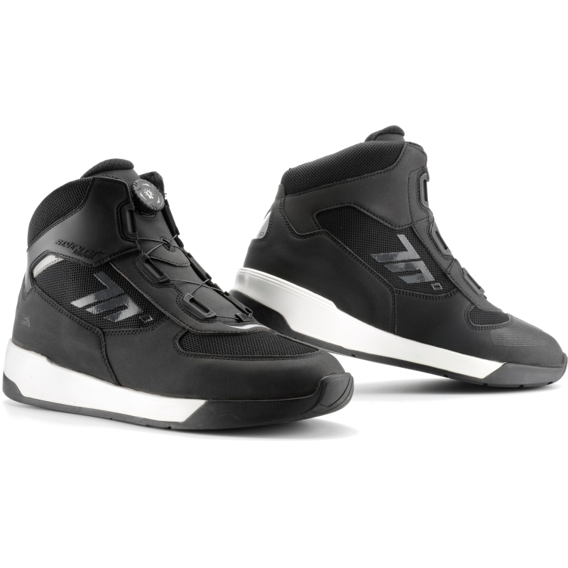 Bottes de moto SEVENTY DEGREES SD-BC10 noir-gris soldes