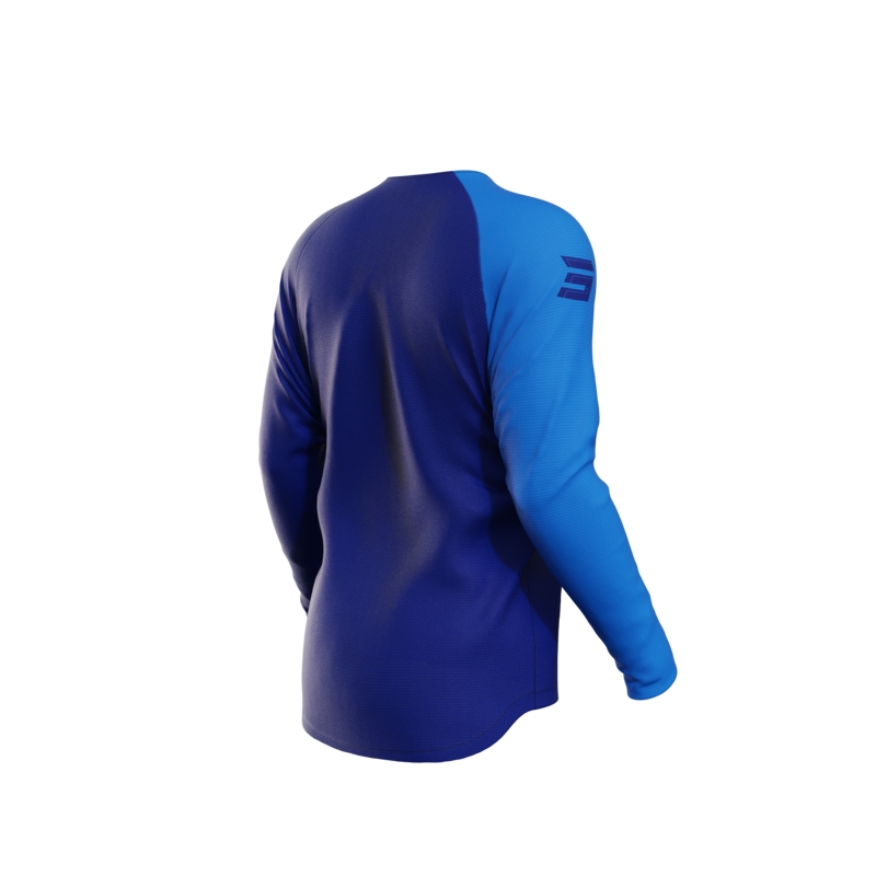 Maillot de motocross Shot Squad bleu soldes