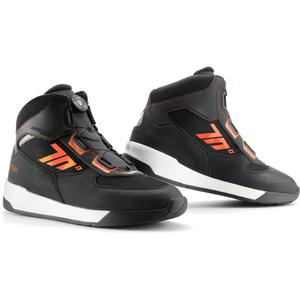 Bottes de moto SEVENTY DEGREES SD-BC10 noir-orange soldes