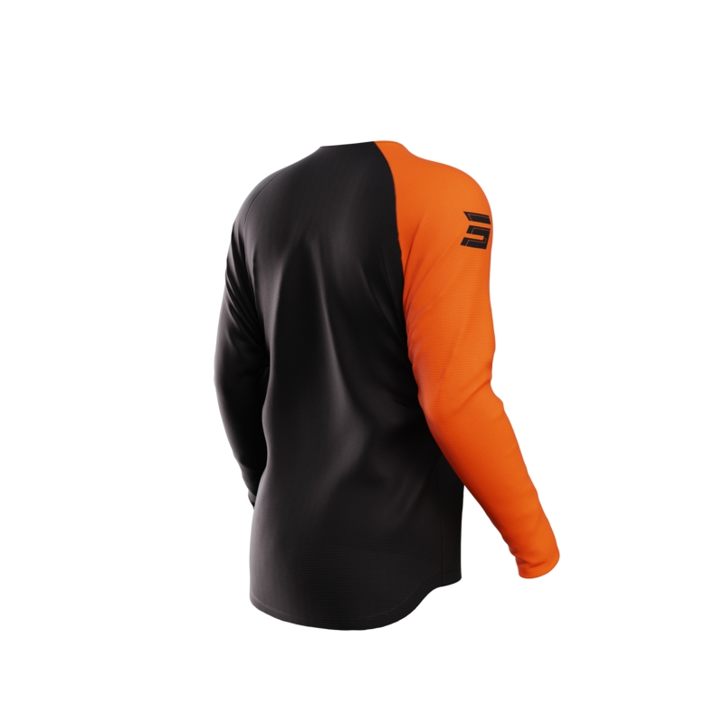 Maillot de motocross Shot Squad orange soldes