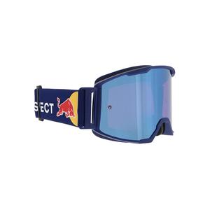 Lunettes de motocross Red Bull Spect STRIVE S bleu foncé avec lentille bleue