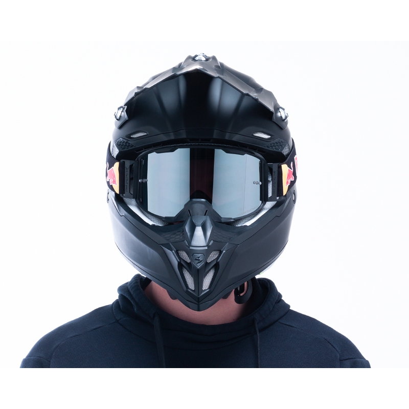Lunettes de motocross Red Bull Spect STRIVE S noir avec verre fumé