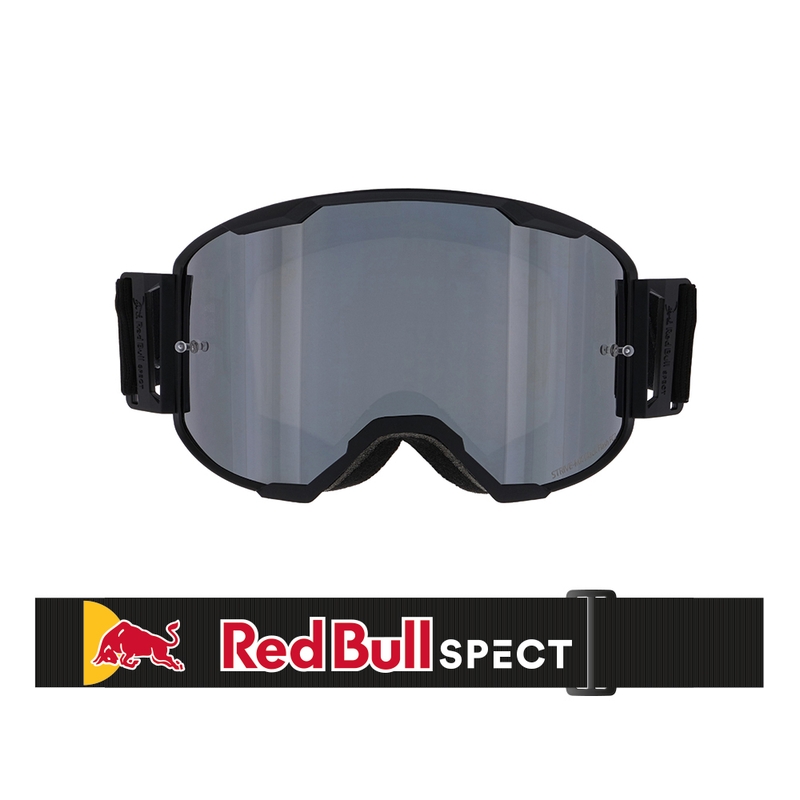 Lunettes de motocross Red Bull Spect STRIVE S noir avec verre fumé