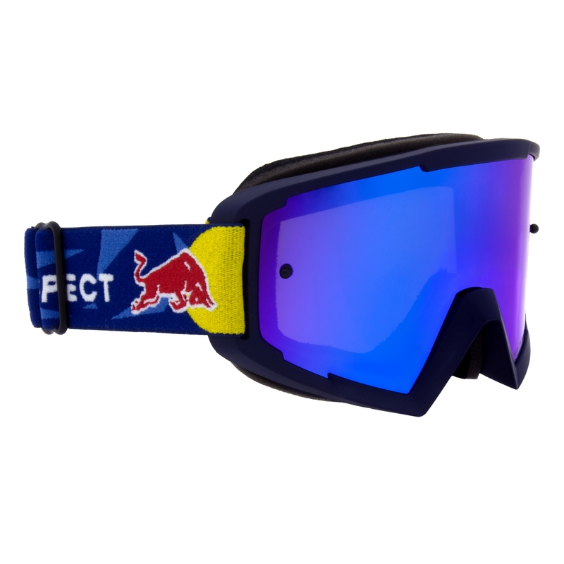 Lunettes de motocross Red Bull Spect WHIP bleu avec lentille bleue