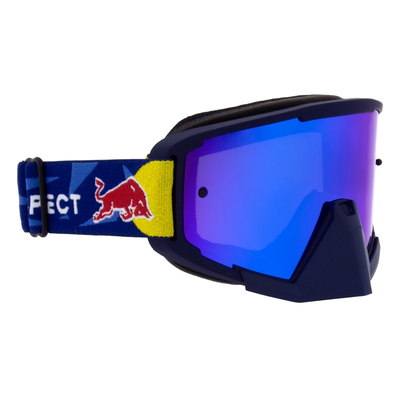 Lunettes de motocross Red Bull Spect WHIP bleu avec lentille bleue