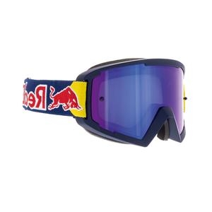 Lunettes de motocross Red Bull Spect WHIP bleu foncé avec lentille bleue