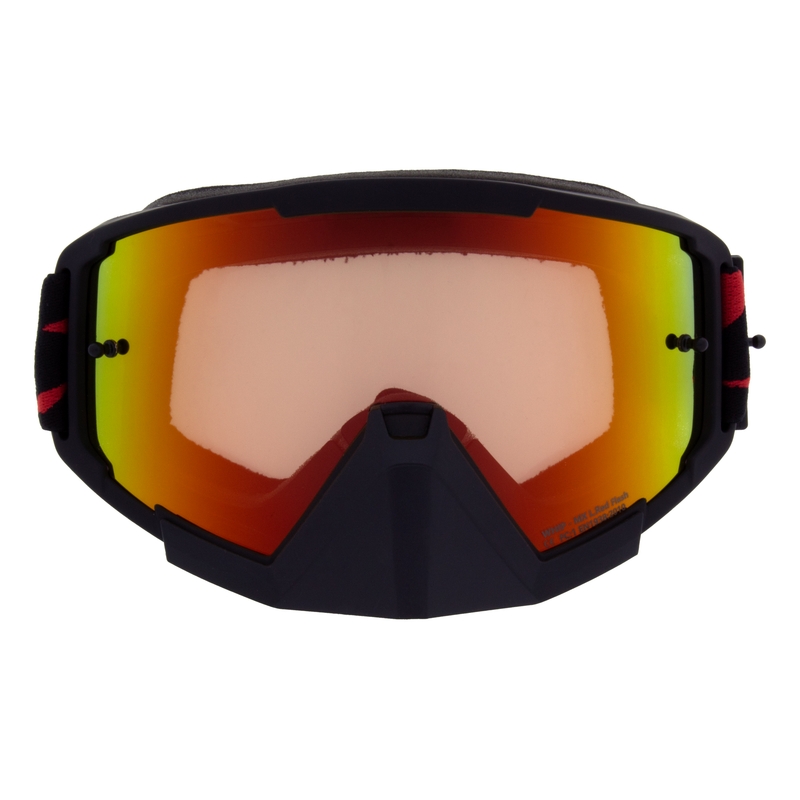 Lunettes de motocross Red Bull Spect WHIP noir avec lentille rouge-jaune