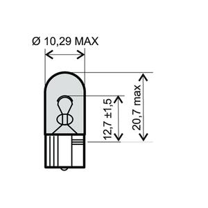 Lamp RMS 12V 5W T10 (10pcs)