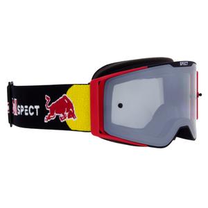 Lunettes de motocross Red Bull Spect TORP noires et rouges avec verre fumé