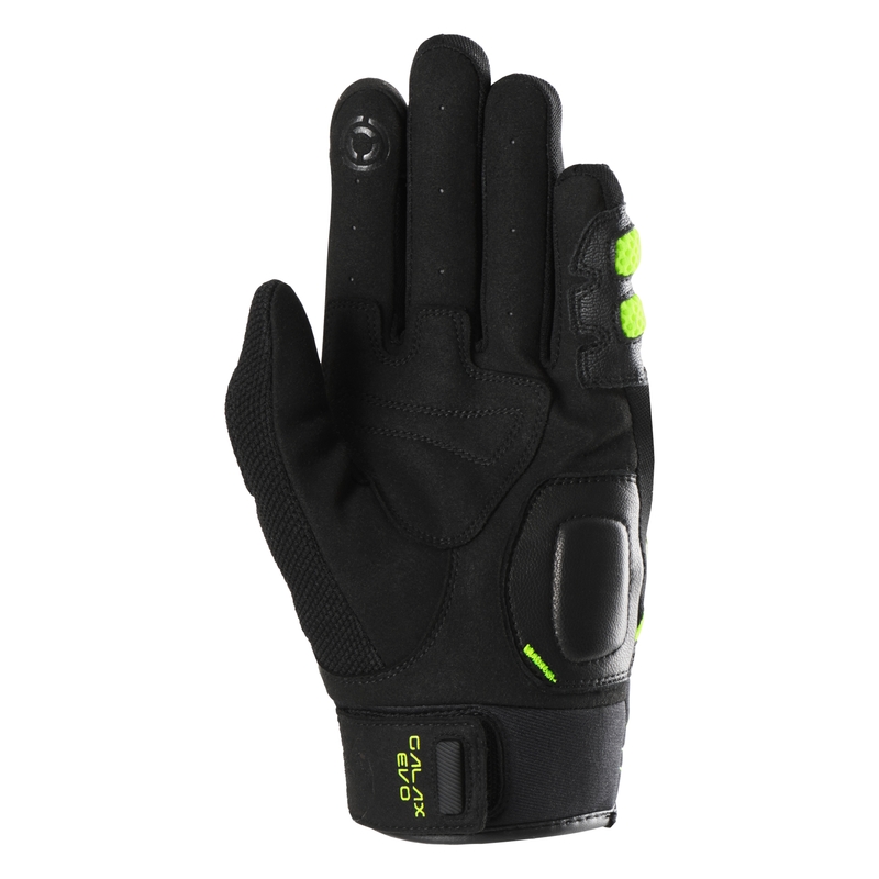 Gants moto Furygan Galax EVO noir-jaune fluo