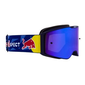 Lunettes de motocross Red Bull Spect TORP bleu avec lentille bleue