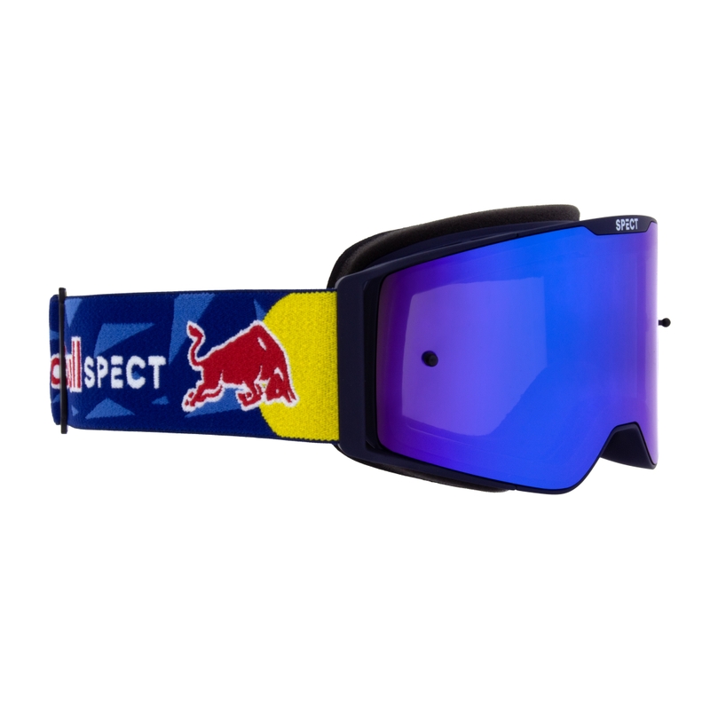 Lunettes de motocross Red Bull Spect TORP bleu avec lentille bleue