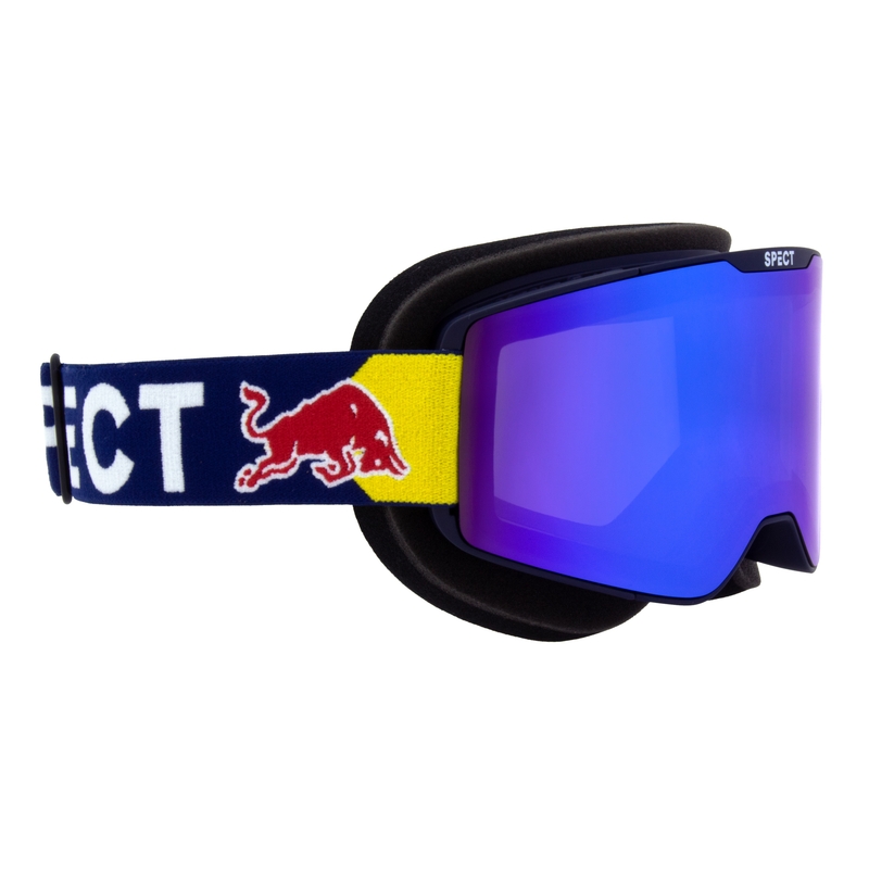 Lunettes de motocross snowcross Red Bull Spect TORP bleu avec lentille bleue