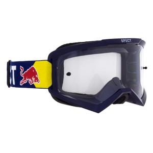 Lunettes de motocross Red Bull Spect EVAN bleu avec lentille transparente