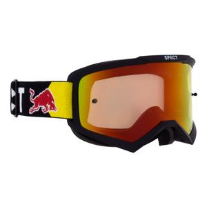 Lunettes de motocross Red Bull Spect EVAN noir avec lentille rouge-jaune