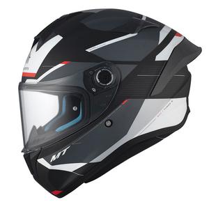 MT TARGO S KAY B2 casque moto intégral noir-gris-blanc mat
