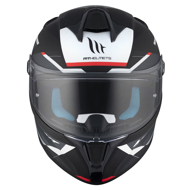 MT TARGO S KAY B2 casque moto intégral noir-gris-blanc mat
