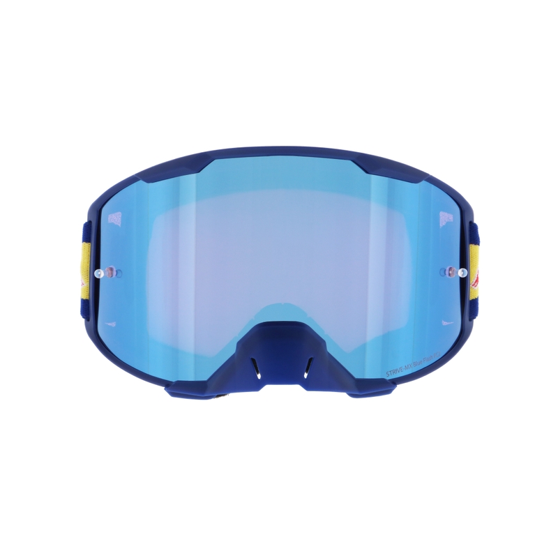 Lunettes de motocross Red Bull Spect STRIVE S bleu avec lentille bleue