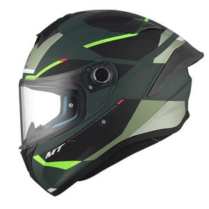 MT TARGO S KAY C6 casque moto intégral noir-vert mat