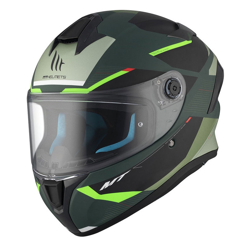 MT TARGO S KAY C6 casque moto intégral noir-vert mat